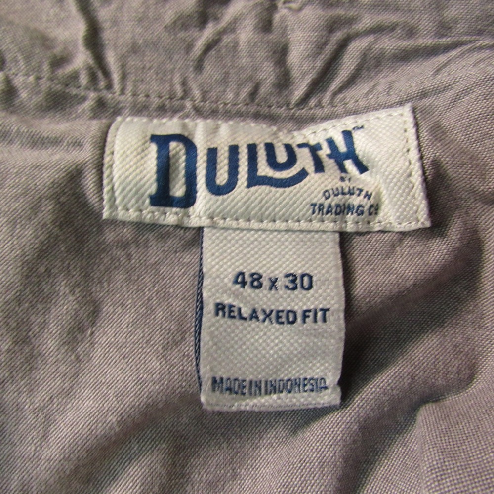 Duluth Trading Pants Mens 48x29 Flex Ballroom Khaki Work Brown Durable Workwear - Picture 4 of 14